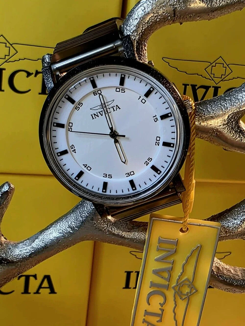 Invicta Angel Lady 50751 - 40mm - Grey & Silver Quartz Watch - Brand New